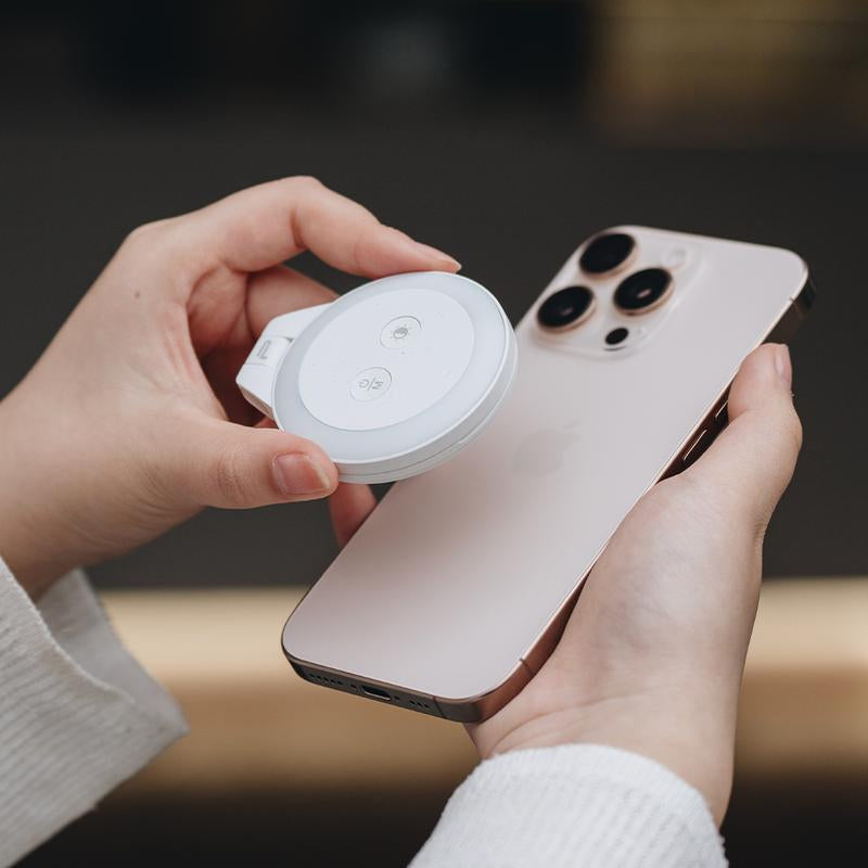 PGYTECH Magglow Phone Fill Light Slim Magnetic for Iphone & Android, 34 Leds, 3 Color Temperatures, Adjustable Brightness, Portable Magsafe-Compatible Selfie Light