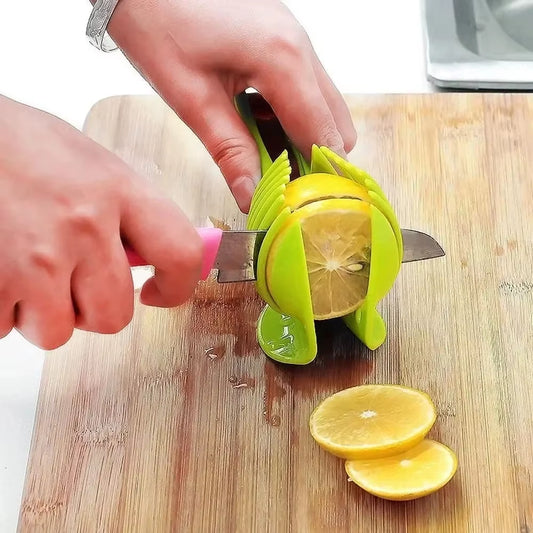 Kitchen Handheld Orange Lemon Slicer Tomato Cutting Clip Fruit Slicer Onion Slicer Kitchenitem Cutter Accessorie