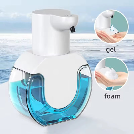 420ML Countertop or Wall-Mounted 4-Levels Adjustable Foam/Gels Electric Automatic Smart Sensor Soap Dispenser for Hotel School