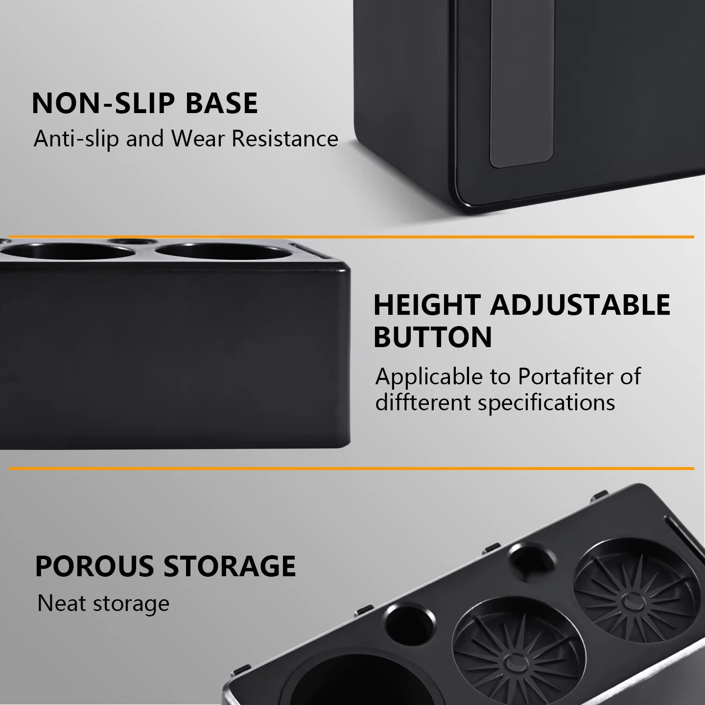 51Mm 54Mm 58Mm Coffee Portafialter Holder Tamping Station Organizer Stand Support Base Espresso Accessories Barista Tools