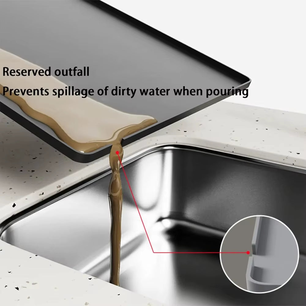 3-In-1 Silicone Coffee Mat Multi-Functional Non-Slip Bar Mat for Countertops for Mess-Free Coffee Station Setup Essential Coffee