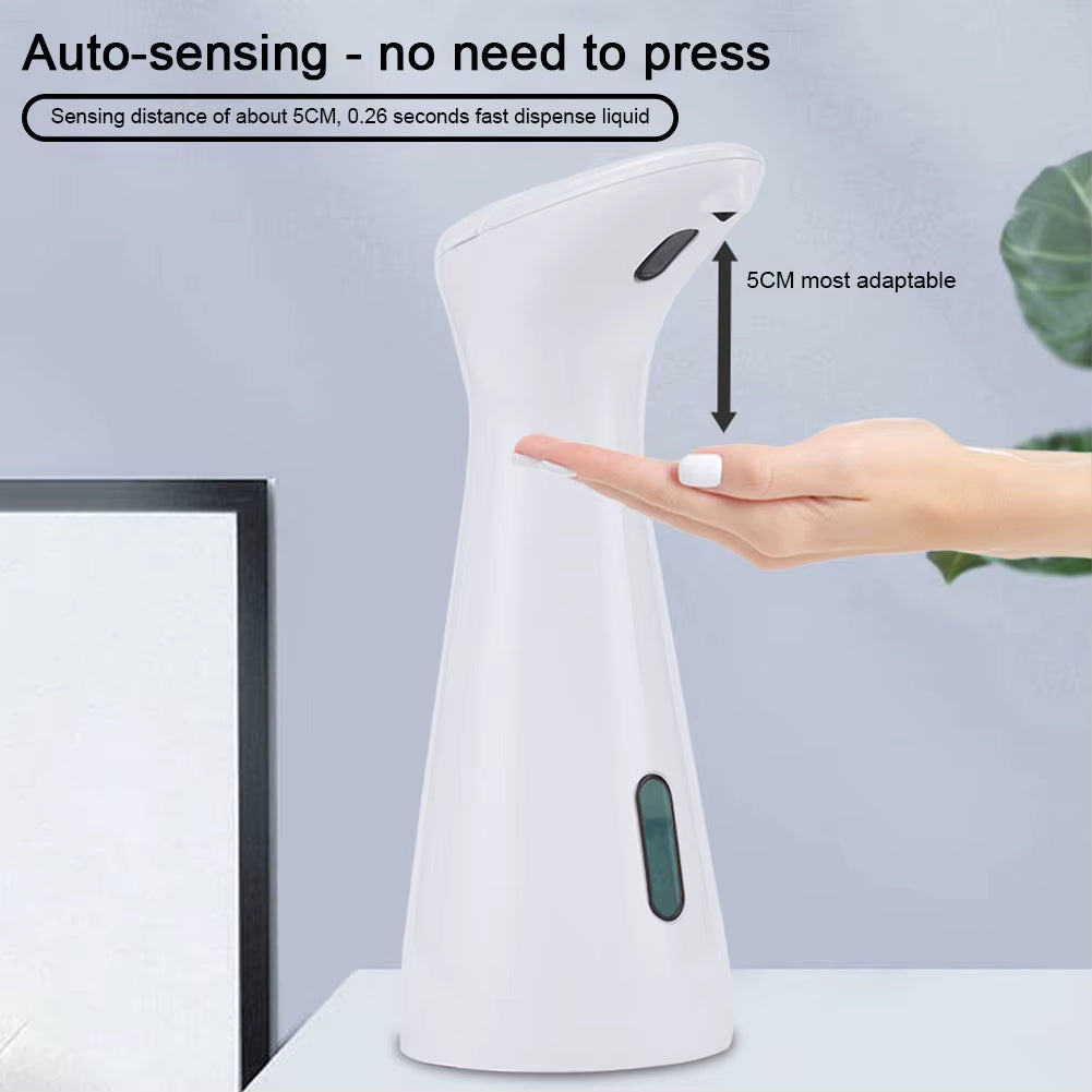 Automatic Soap Lotion Dispenser Battery Operated 200ML Liquid Dispenser Touchless PX6 Waterproof for Kitchen Bathroom Washroom