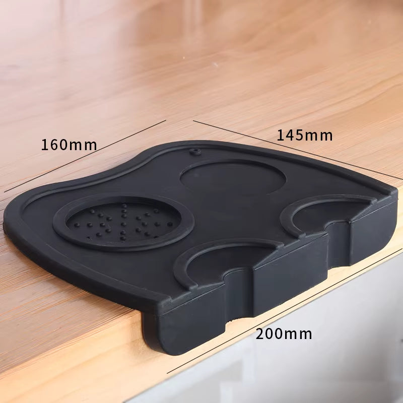 High Quality Espresso Coffee Tamper Mat Silicon Rubber Corner Mat(No Coffee Stamper) Slip-Resistant Pad Tool