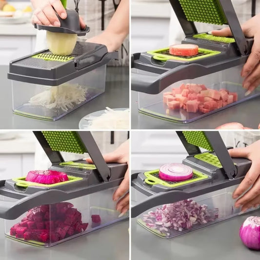 Multifunctional Vegetable Chopper Handle Food