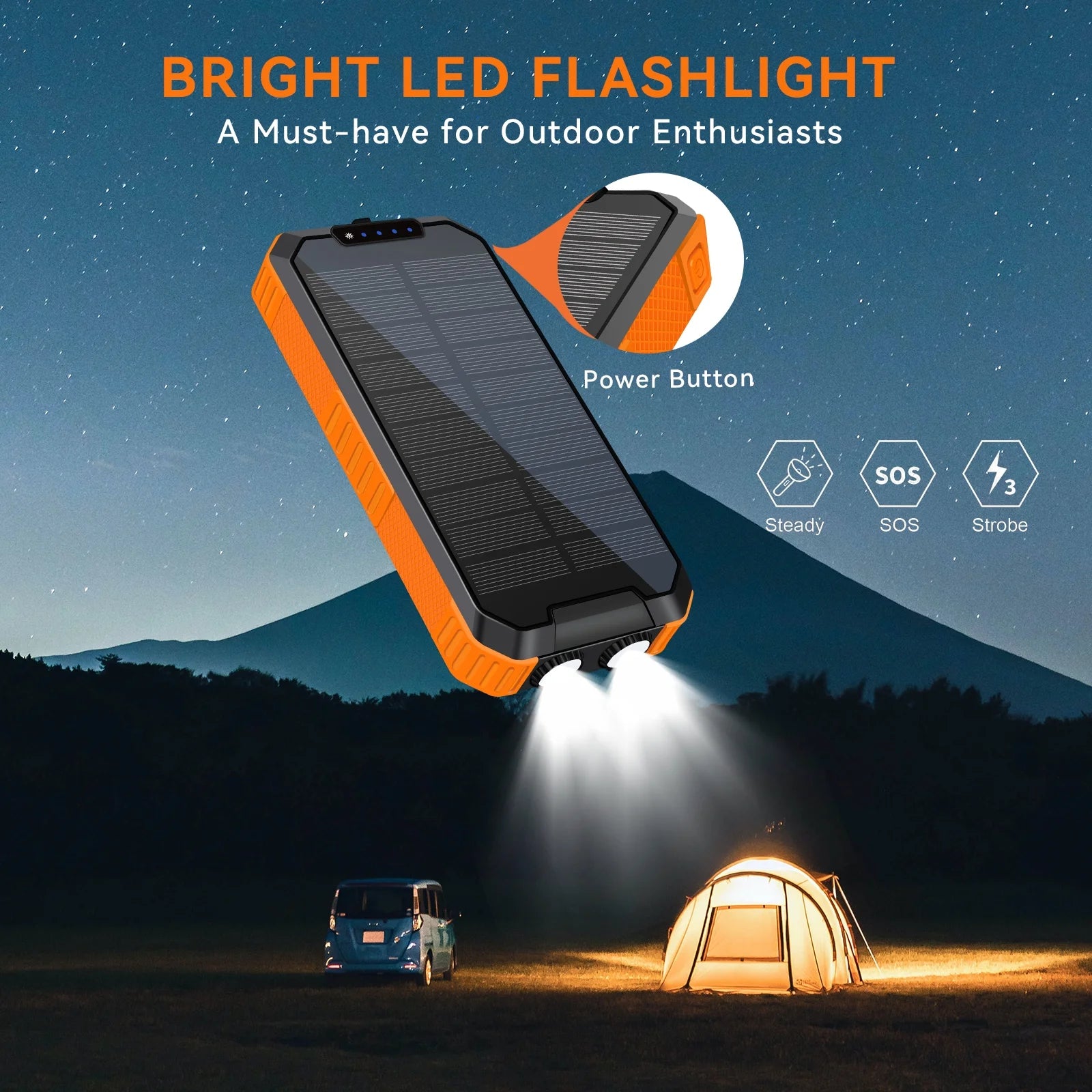 Solar Charged Power Bank