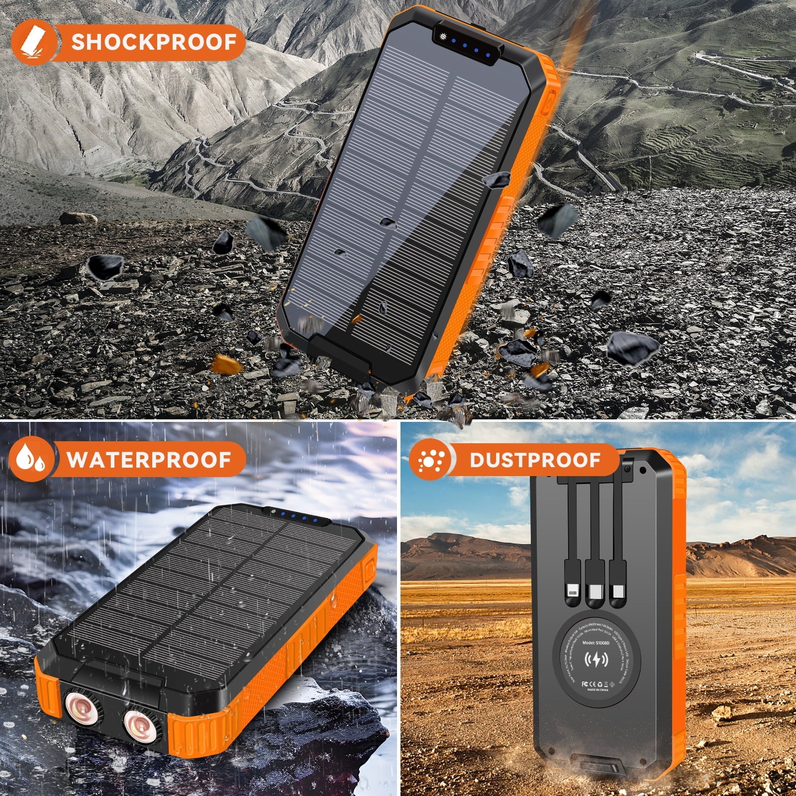 Solar Charged Power Bank