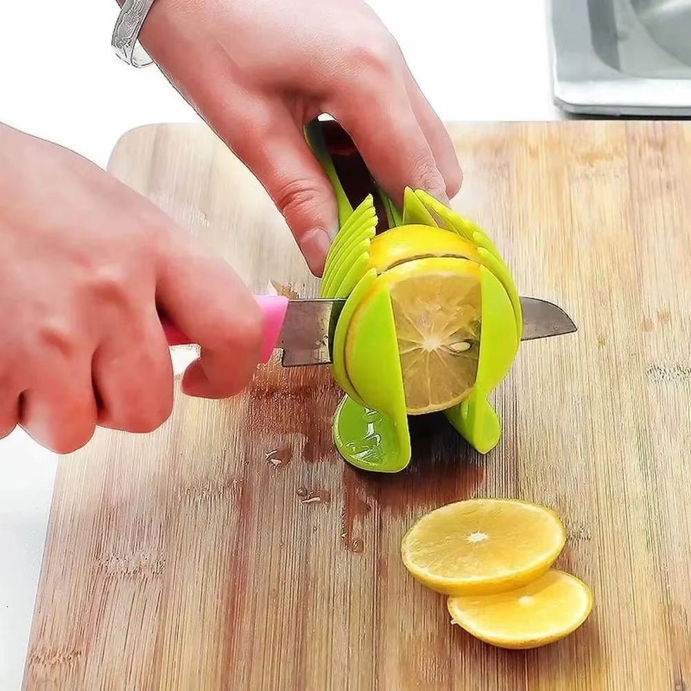 Kitchen Handheld Orange Lemon Slicer Tomato Cutting Clip Fruit Slicer Onion Slicer Kitchenitem Cutter Accessorie