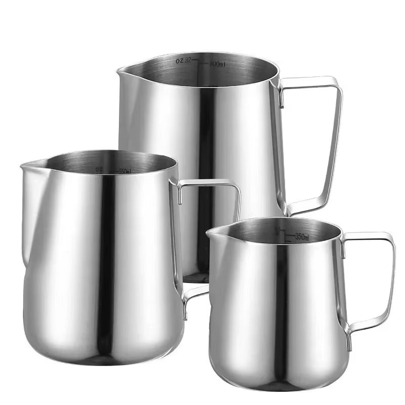 316 Stainless Steel Lahua Cup 350/600/1000Ml Milk Jugs Milk Craft Milk Pitcher Coffee Latte Cup Frothing Art Jug Pitcher Mug Cup