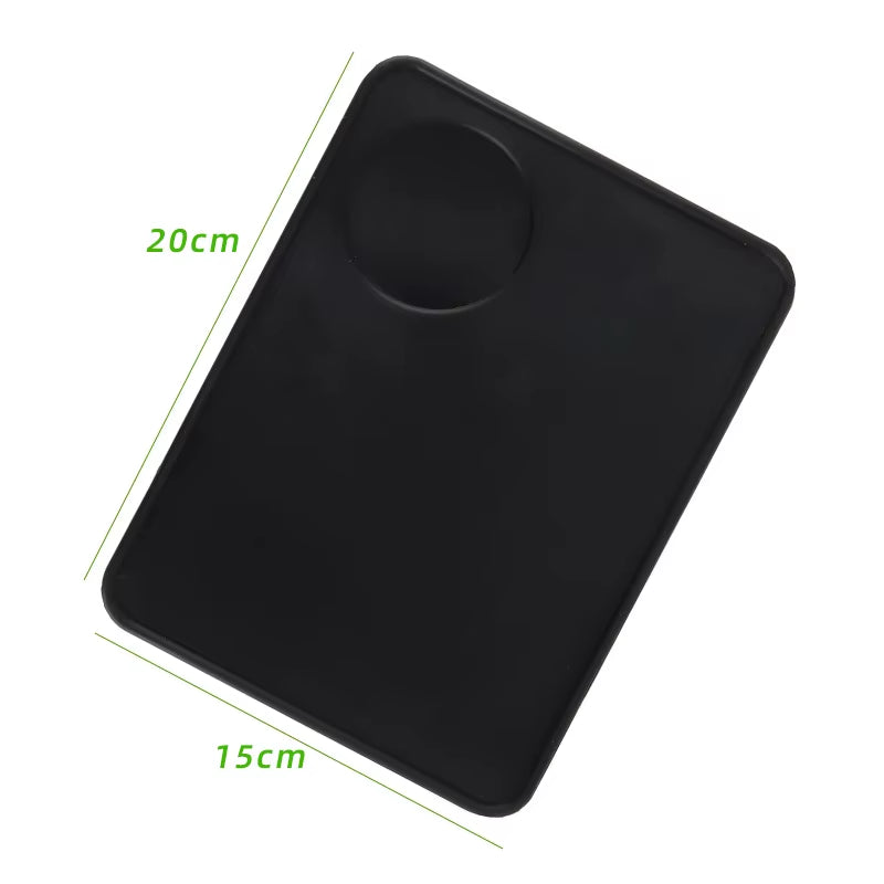 High Quality Espresso Coffee Tamper Mat Silicon Rubber Corner Mat(No Coffee Stamper) Slip-Resistant Pad Tool