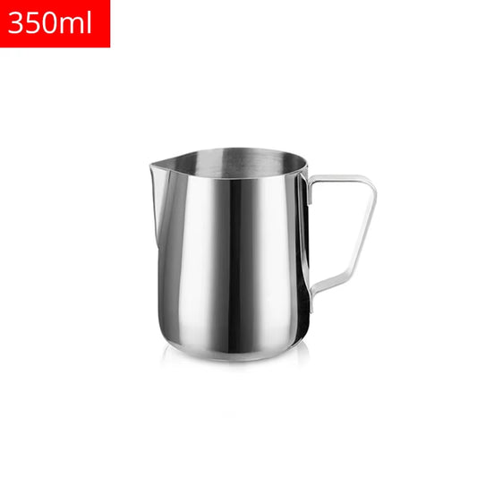 Milk Creamer Frothing Pitcher Stainless Steel, 350/600/1000/1500Ml Coffee Cup Jug Latte Espresso Cappuccino Milk Cup Barista