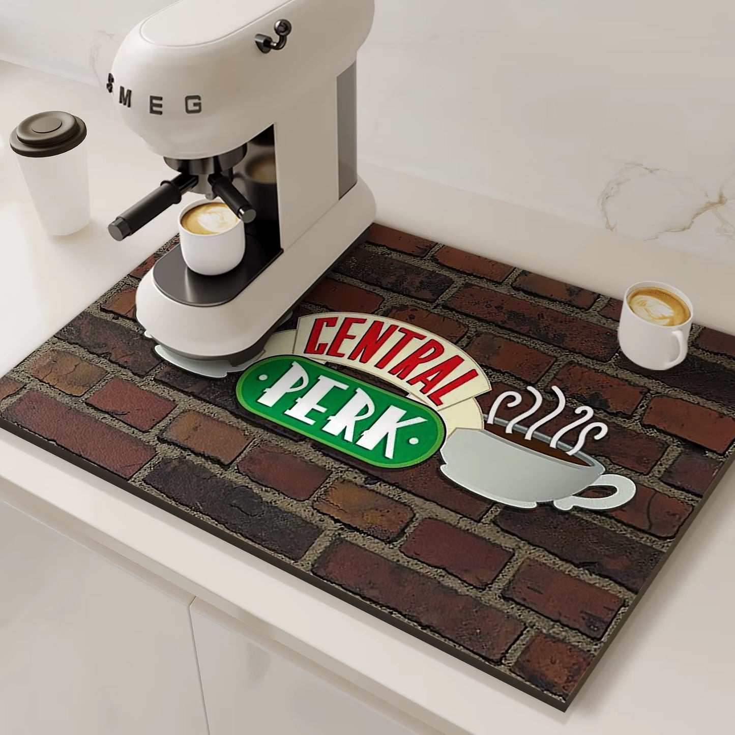 Coffee Machine Mat Absorbent Waterproof Dish Drying Mats for Kitchen Drain Pad Tableware Non-Slip Draining Placemat