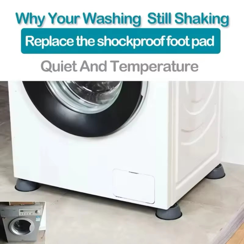 Washing Machine Shockproof Foot Pads (4 Pcs)