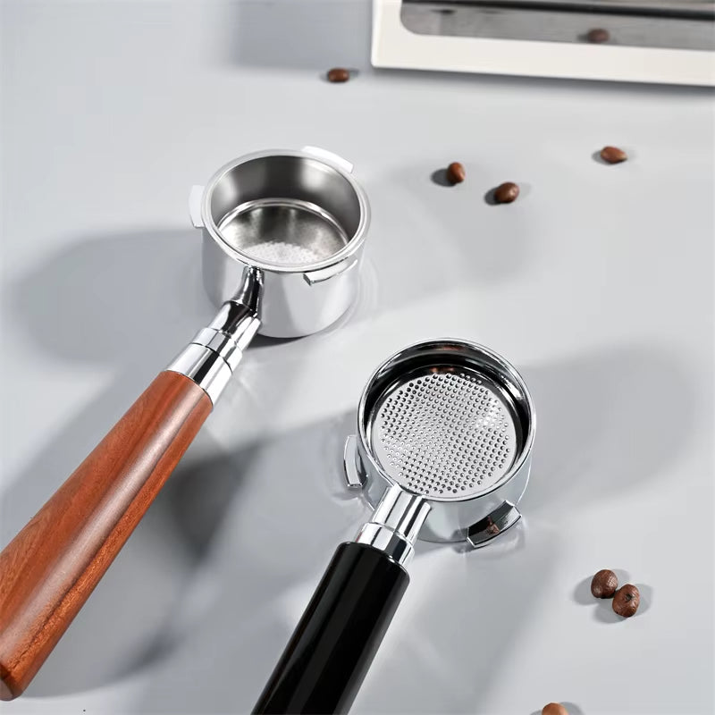 51Mm 3 Ears Bottomless Coffee Portafilter for Homix H11 Oster Cecotec Hibrew Espresso Machine Stainless Steel Coffee Filter Tool