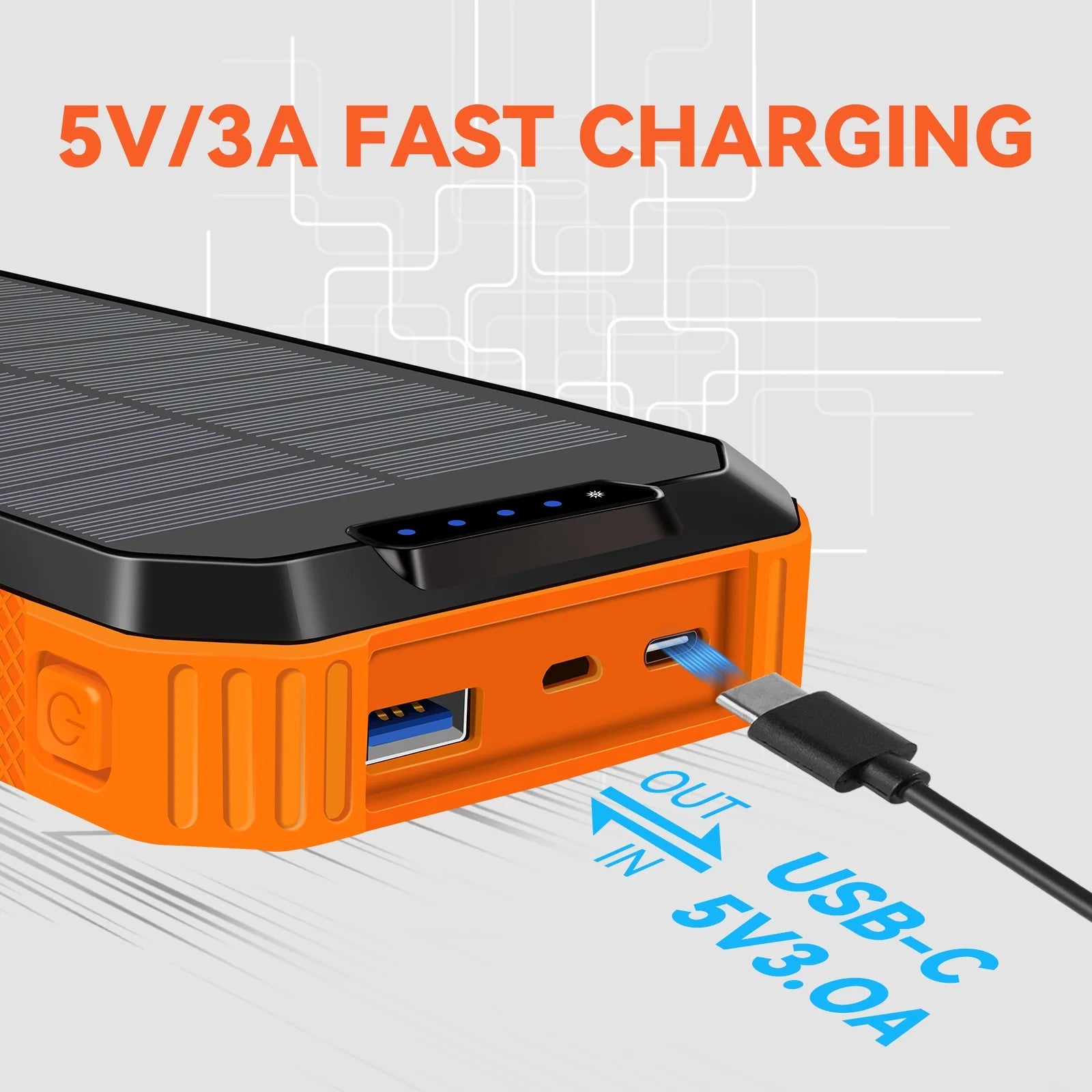 Solar Charged Power Bank