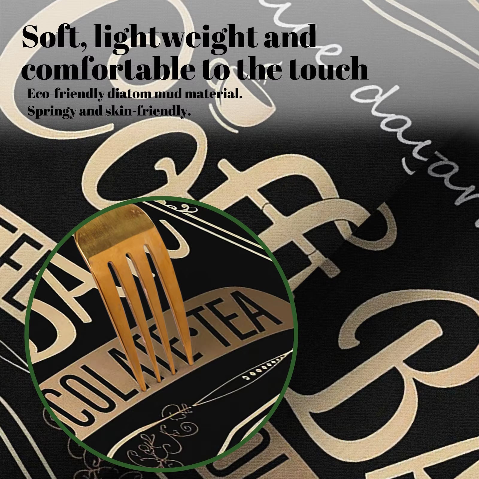 Coffee Machine Mat Absorbent Waterproof Dish Drying Mats for Kitchen Drain Pad Tableware Non-Slip Draining Placemat