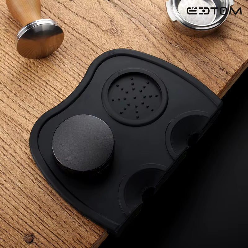 High Quality Espresso Coffee Tamper Mat Silicon Rubber Corner Mat(No Coffee Stamper) Slip-Resistant Pad Tool